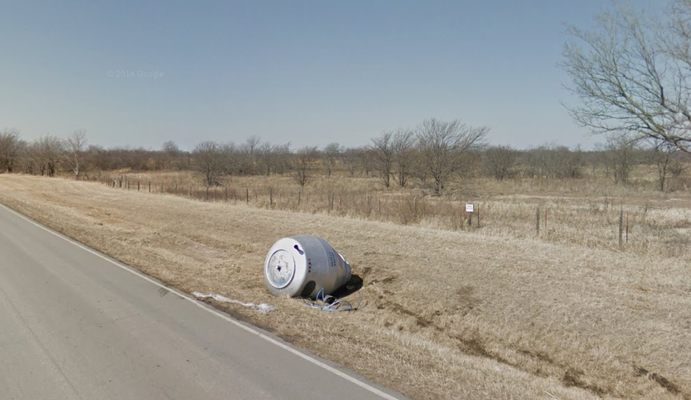How is it supposed that the capsule gets off the truck